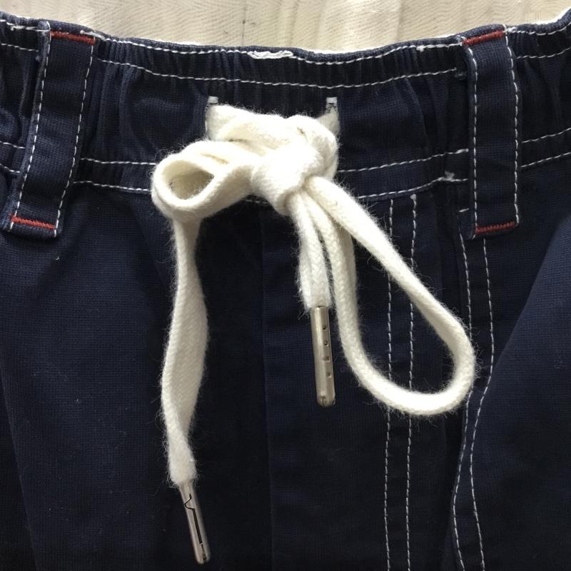 ジムマスター gym master ボトムス ボトムス G357620 ストレッチピケアンクルパンツ M 無地 紺 / ネイビー /  メンズ USED 古着 中古 10111916