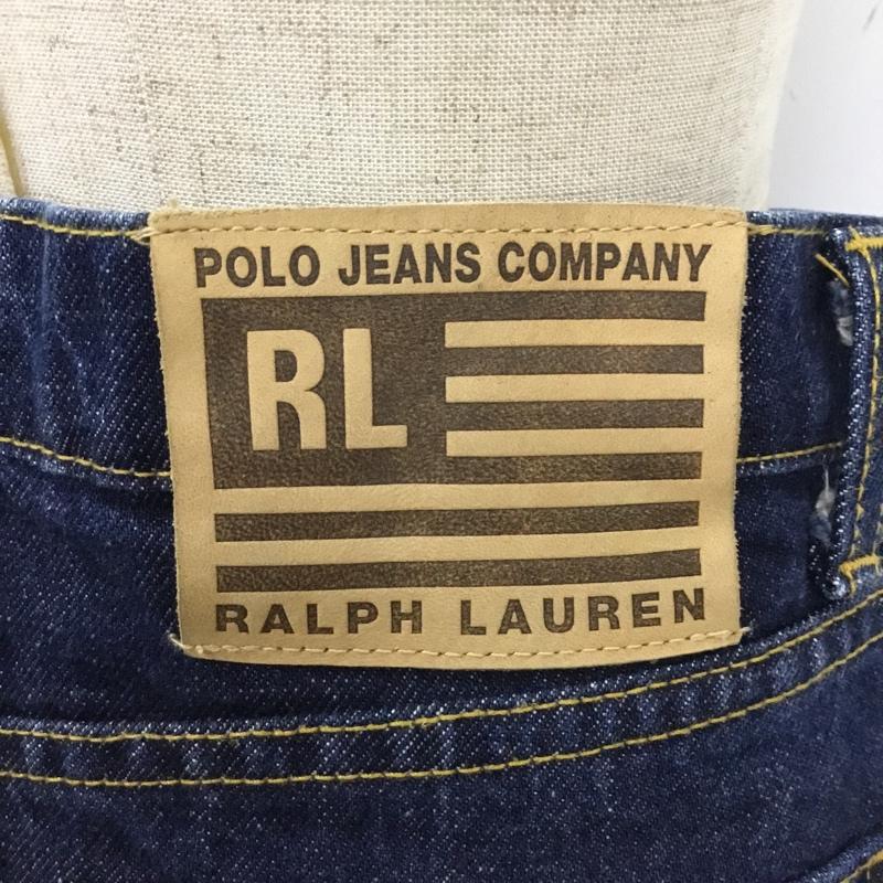ラルフローレン RALPHLAUREN スカート ミニスカート デニムスカート ミニスカート カジュアルスカート 0 無地 インディゴ / インディゴ /  レディース USED 古着 中古 10110109