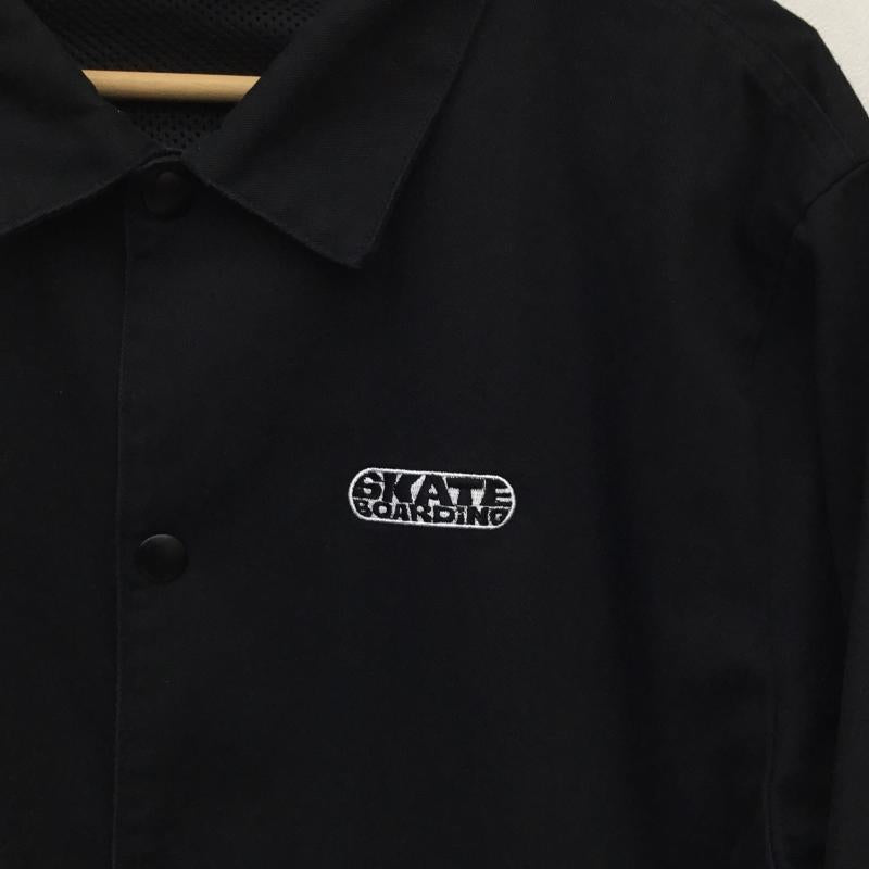 プーマ PUMA ジャケット、上着 ジャケット、ブレザー コーチジャケット　537550-01 L ロゴ、文字 黒 / ブラック /  メンズ USED 古着 中古 10136065