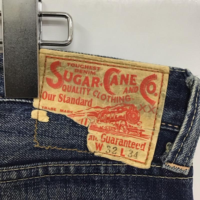 シュガーケーン SUGAR CANE パンツ デニム、ジーンズ W32 L34 32インチ 無地 青 / ブルー /  メンズ USED 古着 中古 10113927