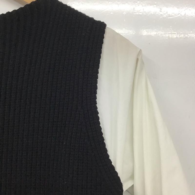 ムルーア MURUA ニット、セーター 長袖 長袖ニットカットソー セーター FREE 無地 黒 / ブラック /  レディース USED 古着 中古 10145482