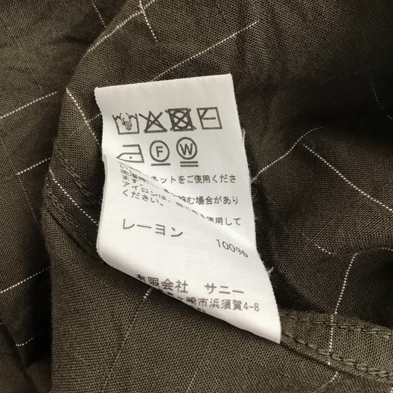 タウンクラフト TOWNCRAFT シャツ、ブラウス 長袖 XL  カーキ / カーキ /  メンズ USED 古着 中古 10141108