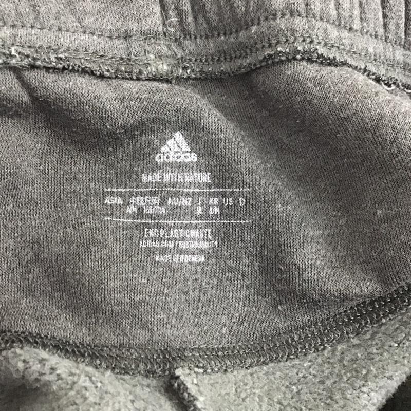 アディダス adidas パンツ ワークパンツ、ペインターパンツ ワークパンツ ワイドパンツ カジュアルパンツ M 無地 ダークグレー / ダークグレー /  レディース USED 古着 中古 10147208