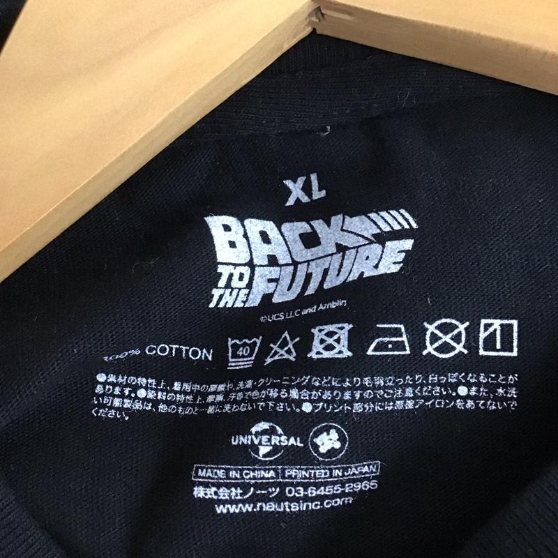 古着 USED Tシャツ 半袖 BACK TO THE FUTURE2 映画Tシャツ XL プリント 黒 / ブラック /  メンズ USED 古着 中古 10123387