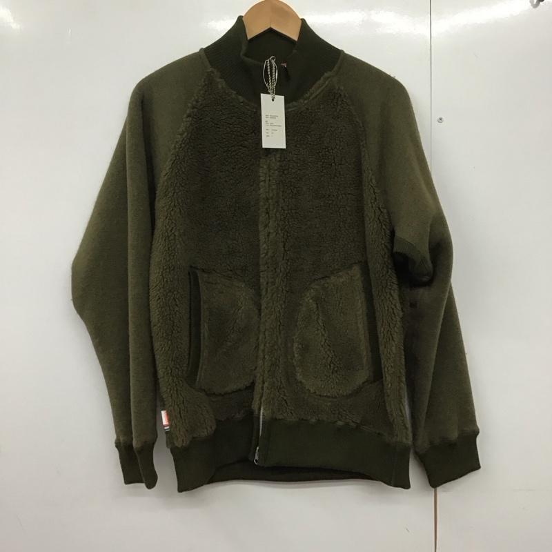 サンシックスティーエイト SUN68 ジャケット、上着 ジャケット、ブレザー ジップアップジャケット アウター ラグラン L 無地 カーキ / カーキ /  メンズ USED 古着 中古 10143361