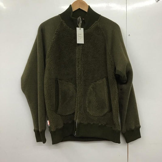サンシックスティーエイト SUN68 ジャケット、上着 ジャケット、ブレザー ジップアップジャケット アウター ラグラン L 無地 カーキ / カーキ /  メンズ USED 古着 中古 10143361
