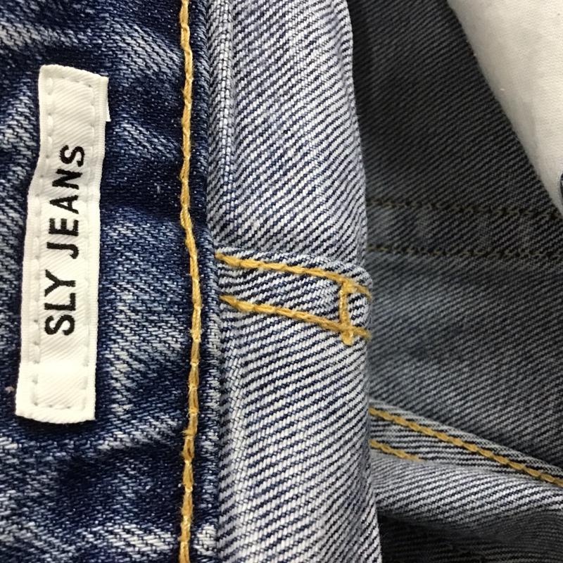 スライジーンズ SLY JEANS パンツ デニム、ジーンズ 0309AB12-0030 スキニー 25 無地 青 / ブルー /  レディース USED 古着 中古 10113003