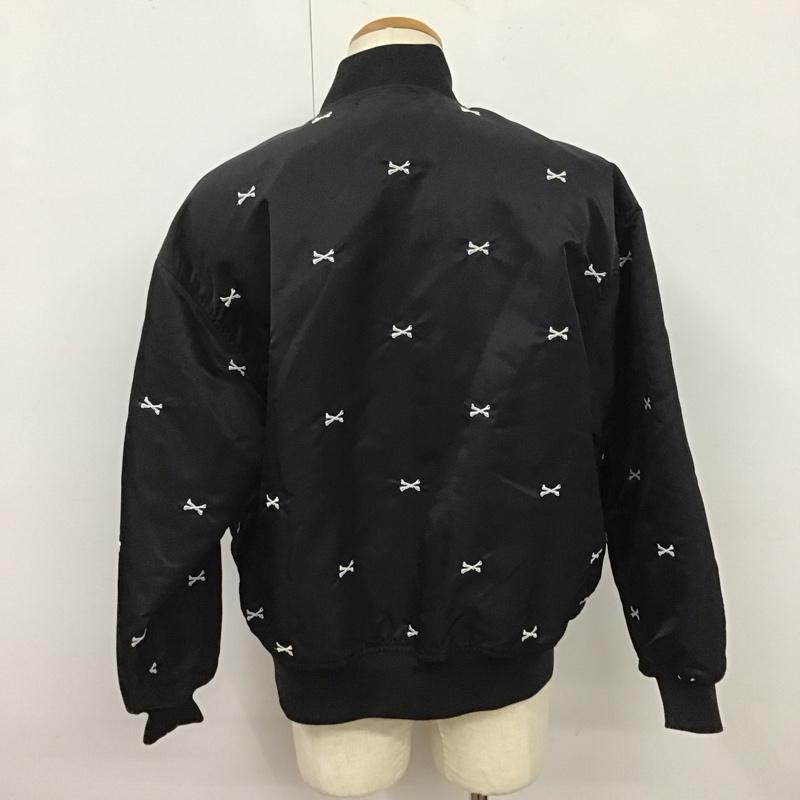 ダブルタップス W)TAPS ジャケット、上着 ジャンパー、ブルゾン 221tqdt-jkm01 ナイロンジャケット 22ss TEAM JACKET TEXTILE 2 総柄 黒 / ブラック /  メンズ USED 古着 中古 10121881