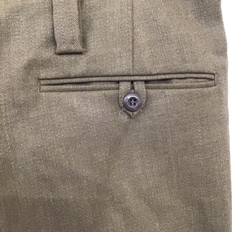 ミリタリー ミリタリー パンツ スラックス British Army Barrack Dress イギリス軍　バラックドレス　トラウザー 無地 茶 / ブラウン /  メンズ USED 古着 中古 10114422