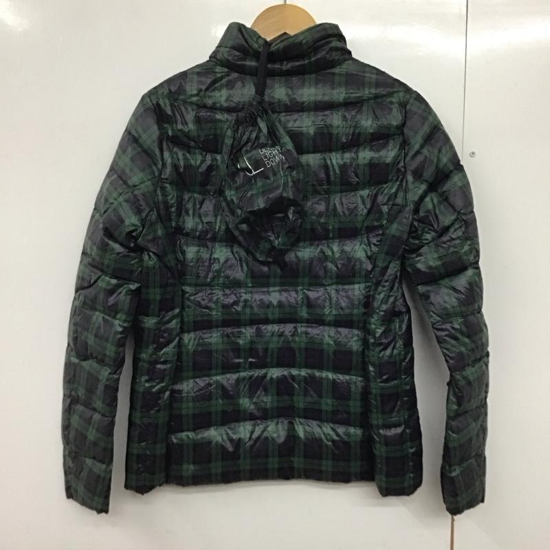 ユニクロ UNIQLO ジャケット、上着 ダウンジャケット 217-080577 ウルトラライトダウンジャケット L チェック マルチカラー / マルチカラー /  レディース USED 古着 中古 10143039