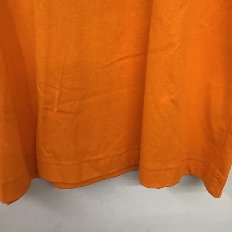 スラッシャー THRASHER Tシャツ 半袖 THMM-006 MAGAZINE COVER バックラバープリントTシャツ ビックシルエット L プリント 橙 / オレンジ /  メンズ USED 古着 中古 10134548