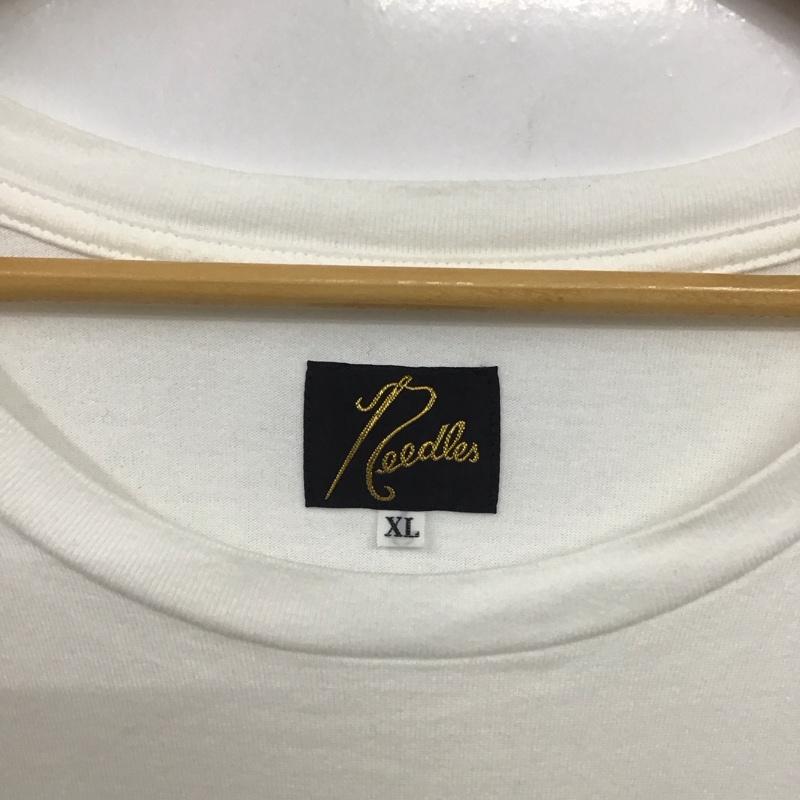 ニードルス Needles Tシャツ 半袖 XL 刺繍 白 / ホワイト /  メンズ USED 古着 中古 10134911