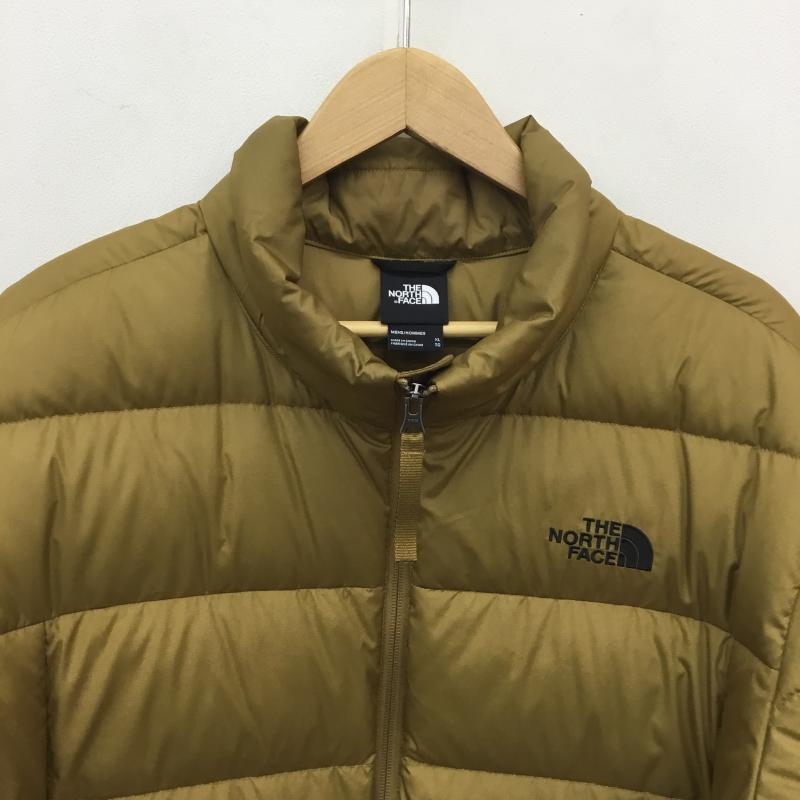 ザノースフェイス THE NORTH FACE ジャケット、上着 ダウンジャケット NF0A47DU XL ロゴ、文字 マスタード / マスタード /  メンズ USED 古着 中古 10118735