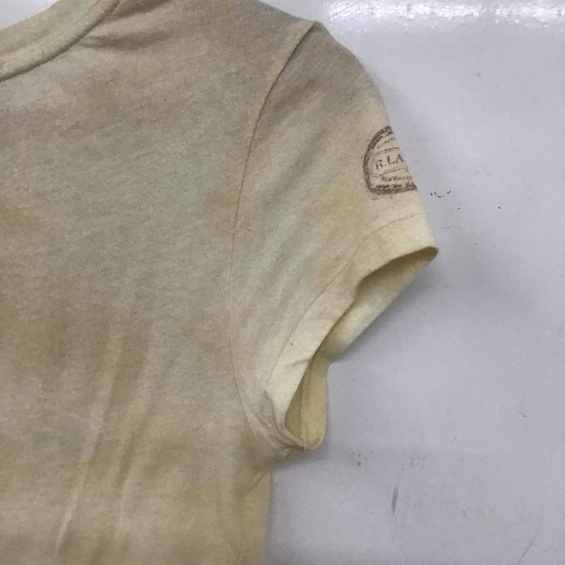 ラルフローレン RALPHLAUREN Tシャツ 半袖 M プリント ベージュ / ベージュ /  レディース USED 古着 中古 10140339