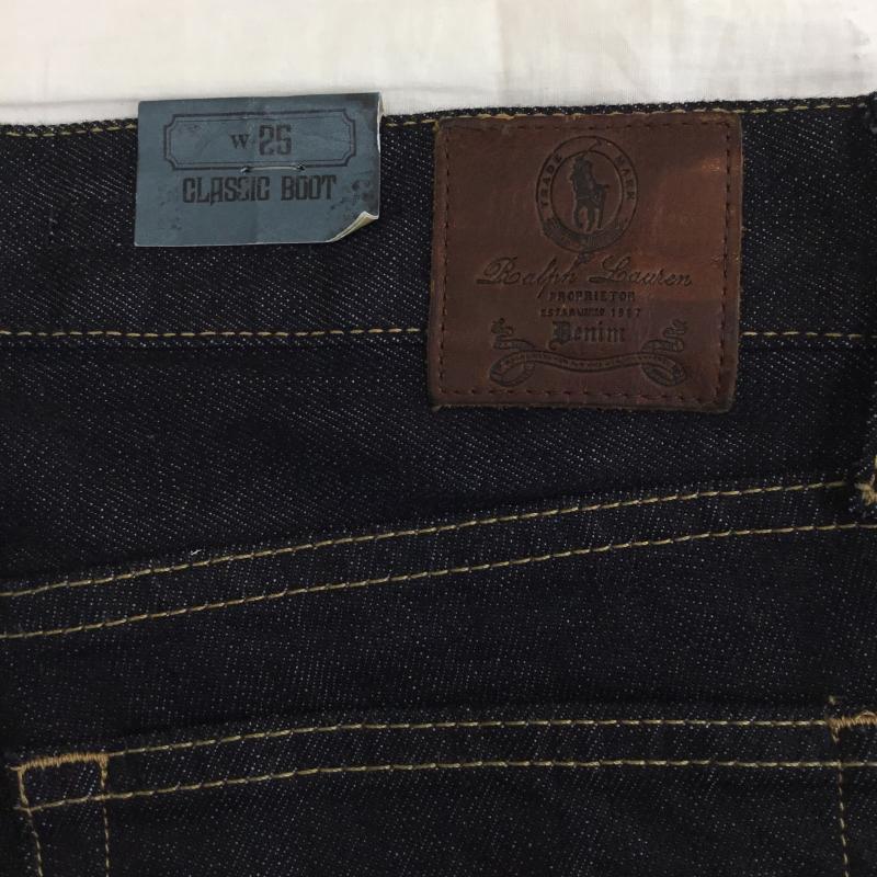 ローレンラルフローレン LAUREN RALPH LAUREN パンツ デニム、ジーンズ 26インチ ロゴ、文字 インディゴ / インディゴ /  レディース USED 古着 中古 10134151