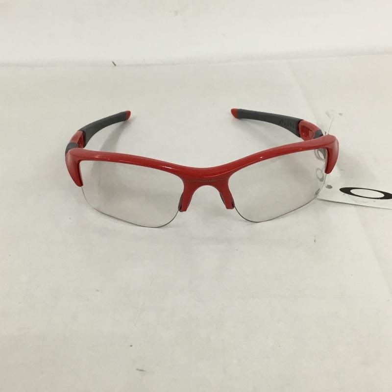 オークリー OAKLEY めがね・サングラス サングラス OO9009-06 FLAK JACKET ロゴ、文字 赤 / レッド / X 灰 / グレー /  メンズ USED 古着 中古 10129364