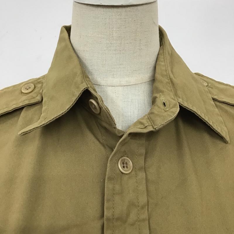 ポロラルフローレン POLO RALPH LAUREN ワンピース ロングスカート シャツロングワンピース 長袖ワンピース カジュアルロングワンピース ウエストベルト 0 無地 ベージュ / ベージュ /  レディース USED 古着 中古 10105860