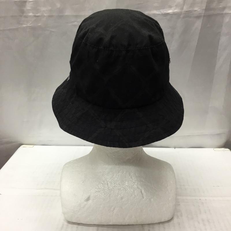 ステューシー STUSSY 帽子 ハット headgear 90年代 バケットハット 総柄 黒 / ブラック /  メンズ USED 古着 中古 10110536