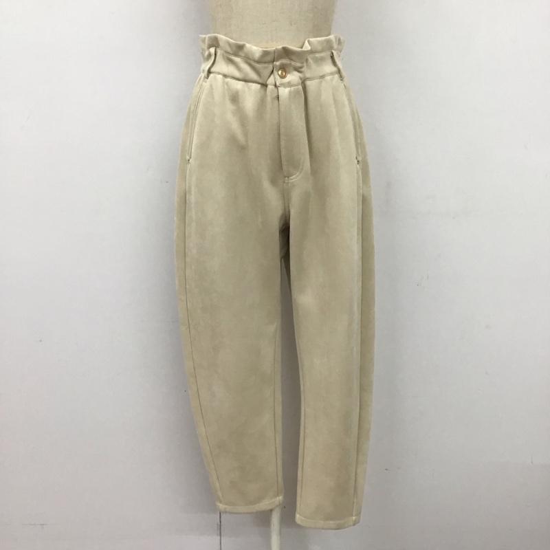 ザラ ZARA パンツ ワークパンツ、ペインターパンツ ワイドパンツ カジュアルパンツ ワークパンツ 38 無地 ベージュ / ベージュ /  レディース USED 古着 中古 10122432
