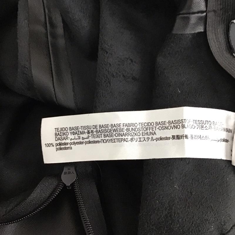 ザラ ZARA パンツ デニム、ジーンズ フェイクレザーパンツ スリムパンツ ストレッチパンツ S 無地 黒 / ブラック /  レディース USED 古着 中古 10118534