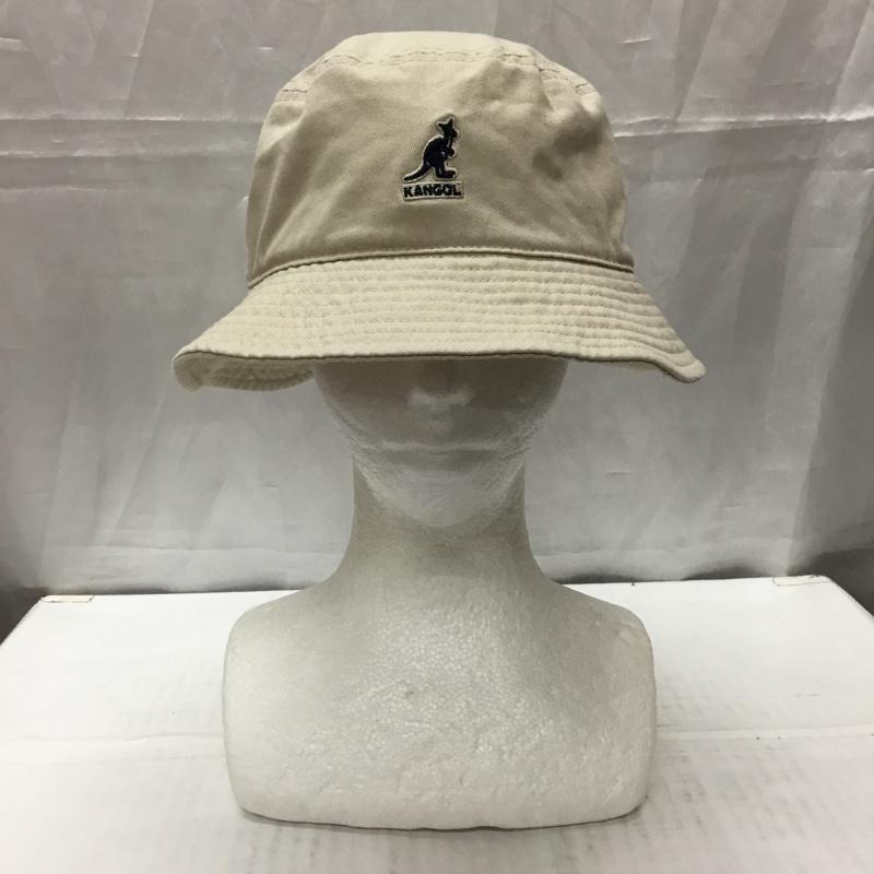 カンゴール KANGOL 帽子 ハット K4224HT コットン バケットハット ワンポイント ベージュ / ベージュ /  メンズ USED 古着 中古 10110172