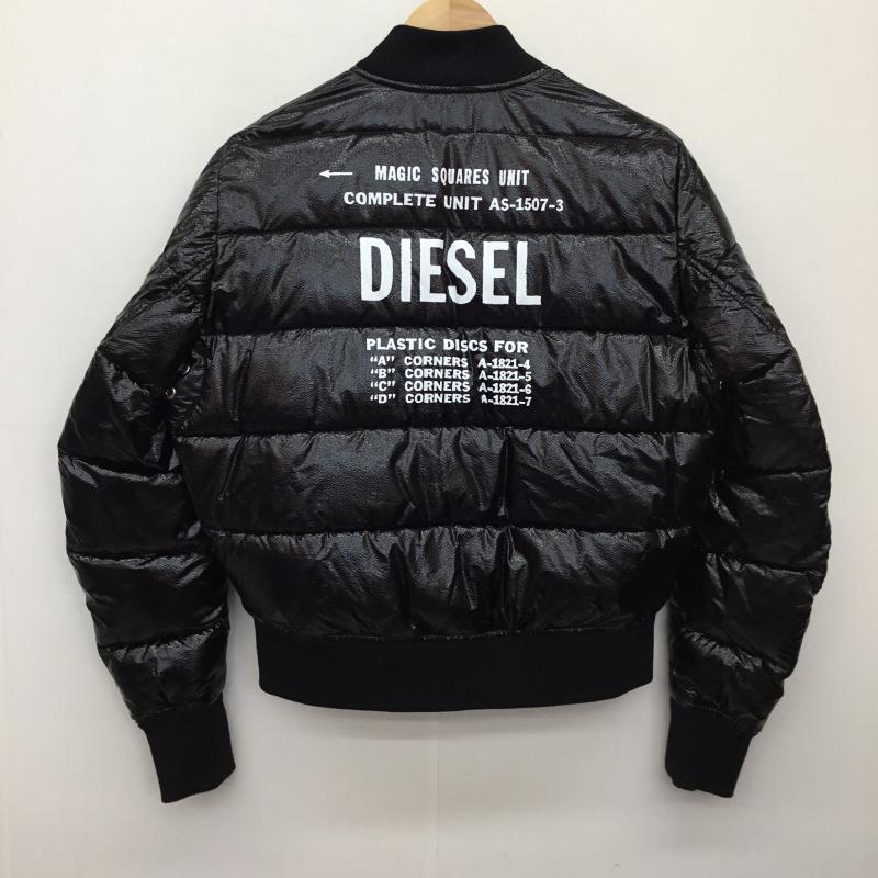 ディーゼル DIESEL ジャケット、上着 ジャンパー、ブルゾン ボンバージャケット S ロゴ、文字 黒 / ブラック /  メンズ USED 古着 中古 10142322