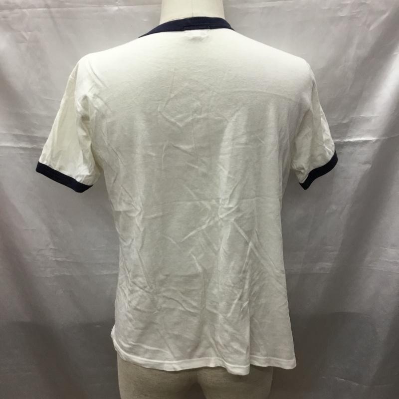 フェローズ Pherrow s Tシャツ 半袖 半袖カットソー プリントTシャツ クルーネックカットソー L プリント 白 / ホワイト /  メンズ USED 古着 中古 10116027