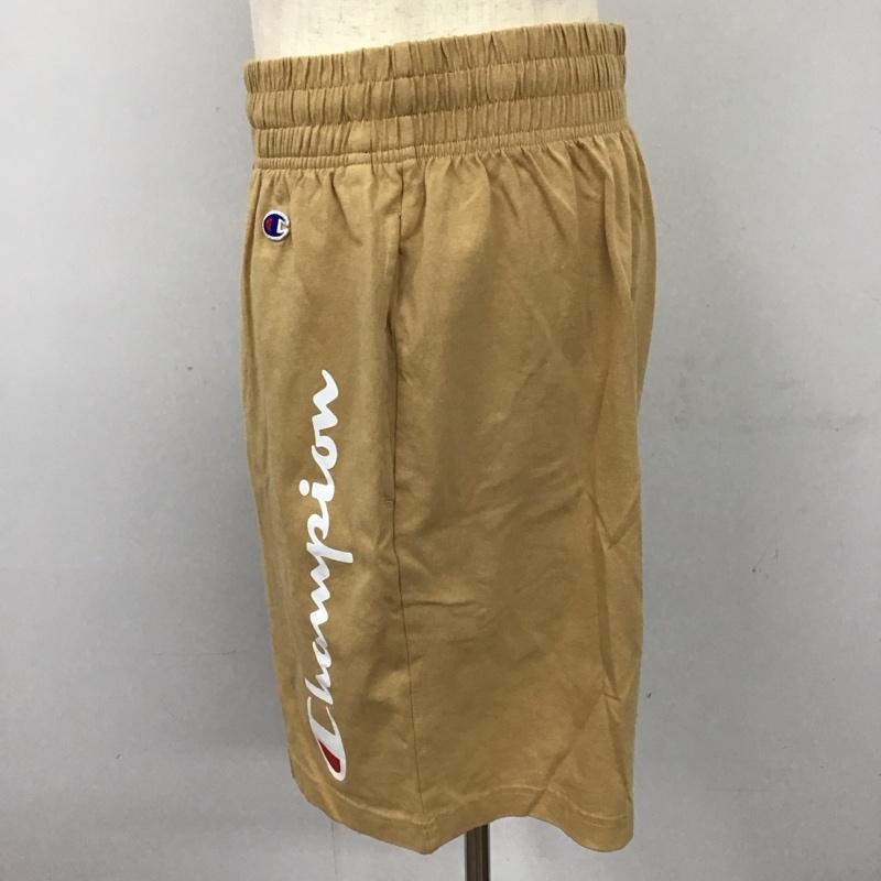 チャンピオン Champion パンツ ショートパンツ c8-r513 ロゴショートパンツ ハーフパンツ カジュアルパンツ XL ロゴ、文字 ベージュ / ベージュ /  メンズ USED 古着 中古 10112976