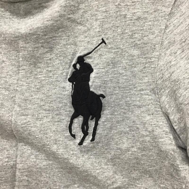 ポロラルフローレン POLO RALPH LAUREN Tシャツ 半袖 半袖カットソー プリントTシャツ クルーネックカットソー XS ロゴ、文字 灰 / グレー /  レディース USED 古着 中古 10134049