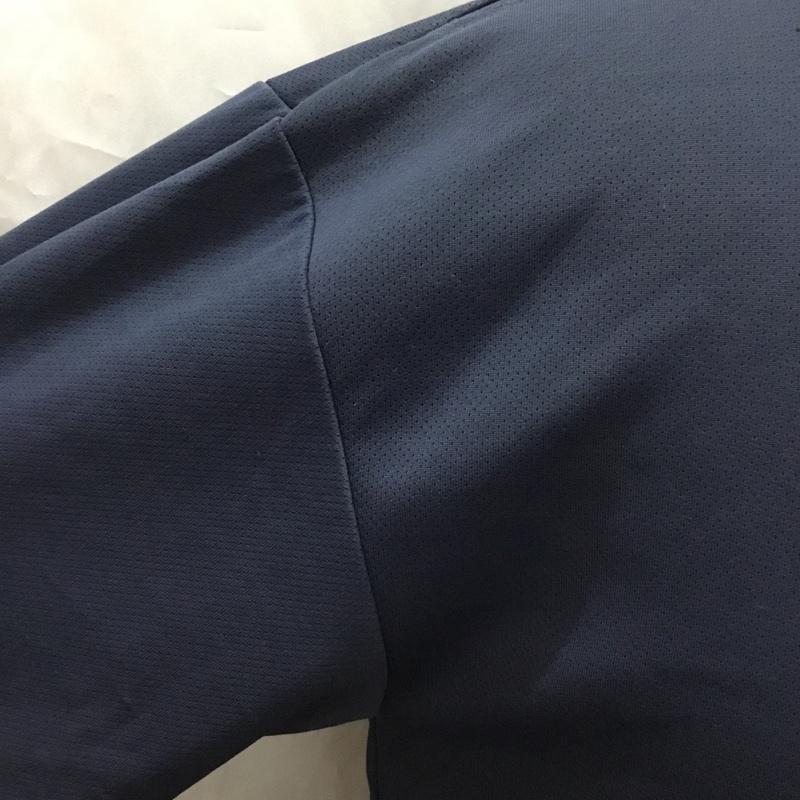 フォックスファイヤー FOXFIRE Tシャツ 半袖 半袖カットソー プリントTシャツ クルーネックカットソー L プリント 紺 / ネイビー /  メンズ USED 古着 中古 10116026