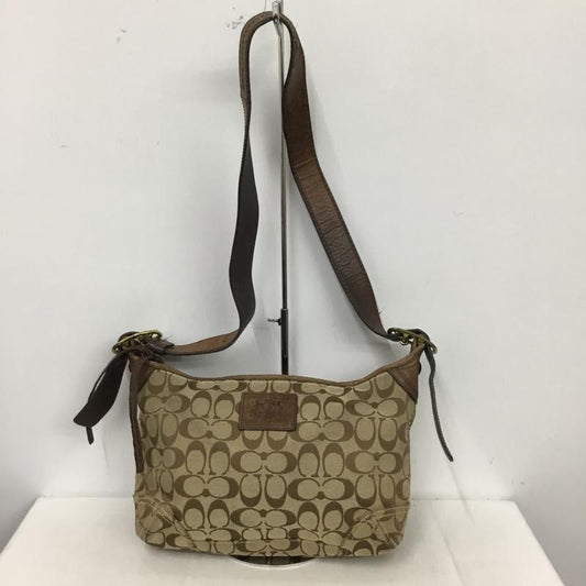 コーチ COACH ショルダーバッグ ショルダーバッグ J0885-12594 シグネチャー 総柄 ベージュ / ベージュ /  レディース USED 古着 中古 10151226