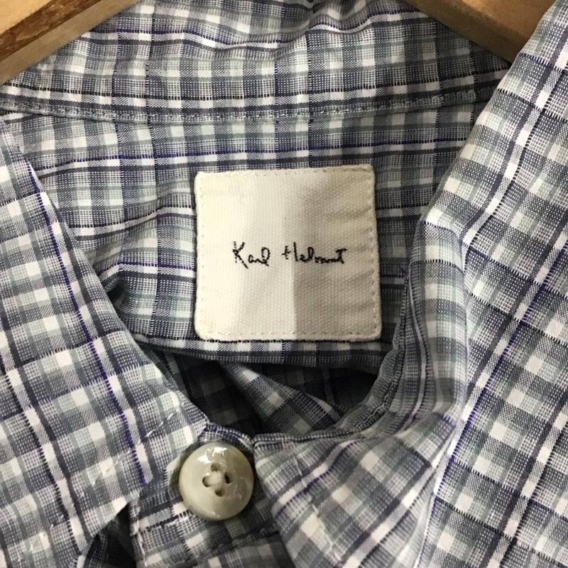 カールヘルム KARLHELMUT シャツ、ブラウス 半袖 半袖シャツ チェックシャツ ボタンダウンシャツ M チェック マルチカラー / マルチカラー /  メンズ USED 古着 中古 10130680