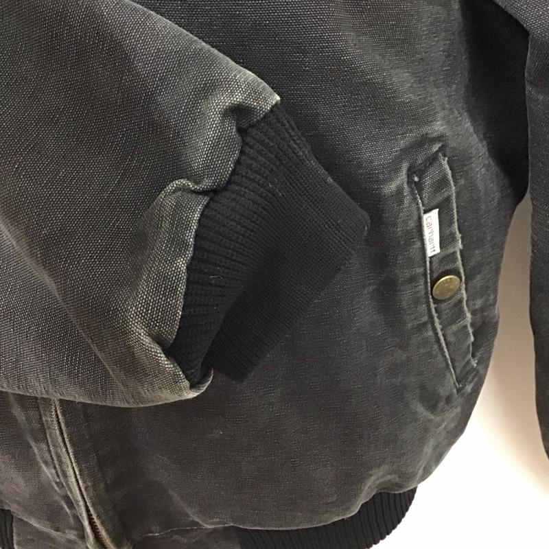 カーハート Carhartt ジャケット、上着 ジャケット、ブレザー ジップアップジャケット ジャンパー ジャケット 80s 90s チロリアン アウター ロゴ、文字 黒 / ブラック /  メンズ USED 古着 中古 10124167