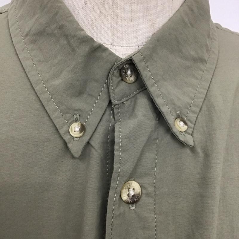 コロンビア Columbia シャツ、ブラウス 長袖 XXL 無地 カーキ / カーキ /  メンズ USED 古着 中古 10111684