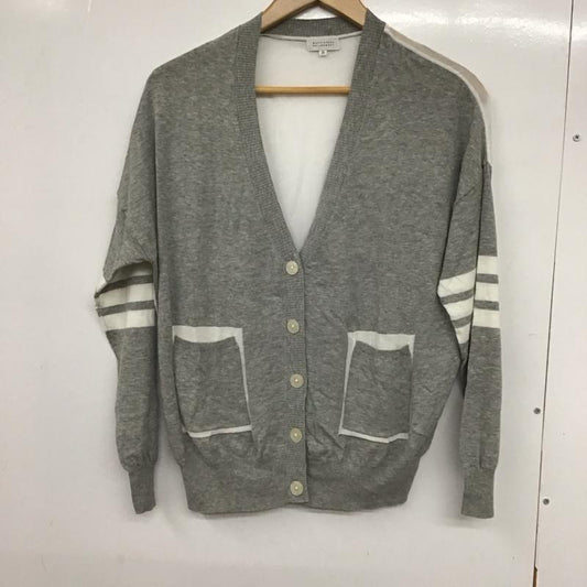マッキントッシュフィロソフィー MACKINTOSH PHILOSOPH カーディガン 長袖 カーディガン 長袖ニットカーディガン 38 無地 灰 / グレー /  レディース USED 古着 中古 10132945