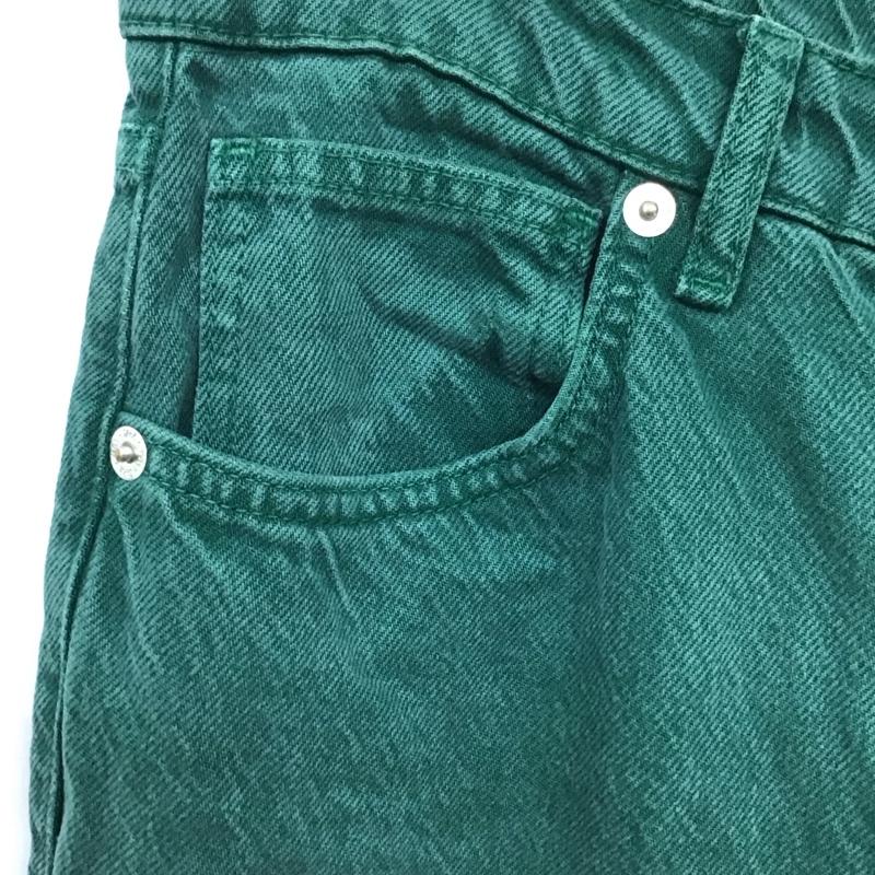 ザラ ZARA パンツ デニム、ジーンズ 6045 124 529 カラーデニム ハイウエスト 無地 緑 / グリーン /  レディース USED 古着 中古 10129188