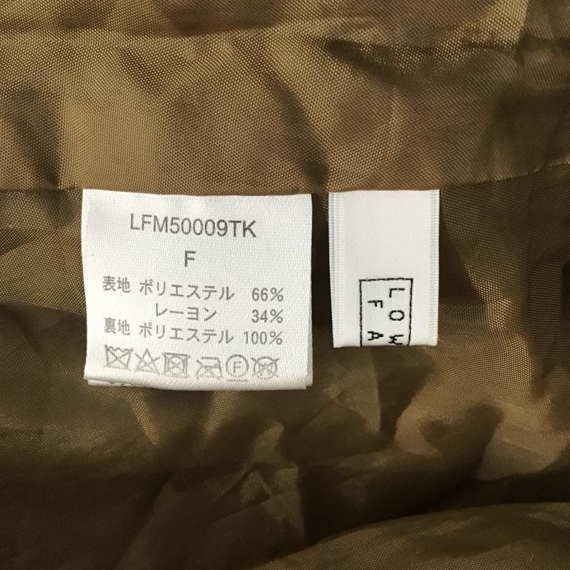 ローリーズファーム LOWRYS FARM スカート ロングスカート LFM50009TK プリーツスカート FREE チェック 茶 / ブラウン /  レディース USED 古着 中古 10110926