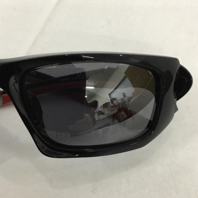 オークリー OAKLEY めがね・サングラス サングラス OO9134-10 SCALPEL ミラーレンズ ワンポイント 黒 / ブラック / X 赤 / レッド /  メンズ USED 古着 中古 10129368