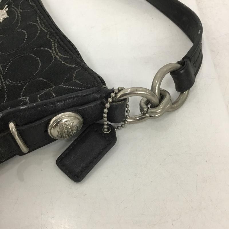 コーチ COACH ハンドバッグ ハンドバッグ 44326 ミニバッグ 総柄 黒 / ブラック /  レディース USED 古着 中古 10148465