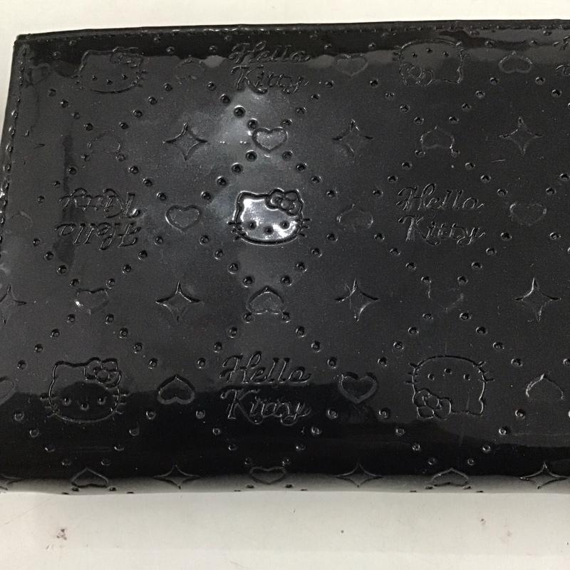 サンリオ sanrio 財布 長財布 キティちゃん ロゴ、文字 黒 / ブラック /  レディース USED 古着 中古 10141891