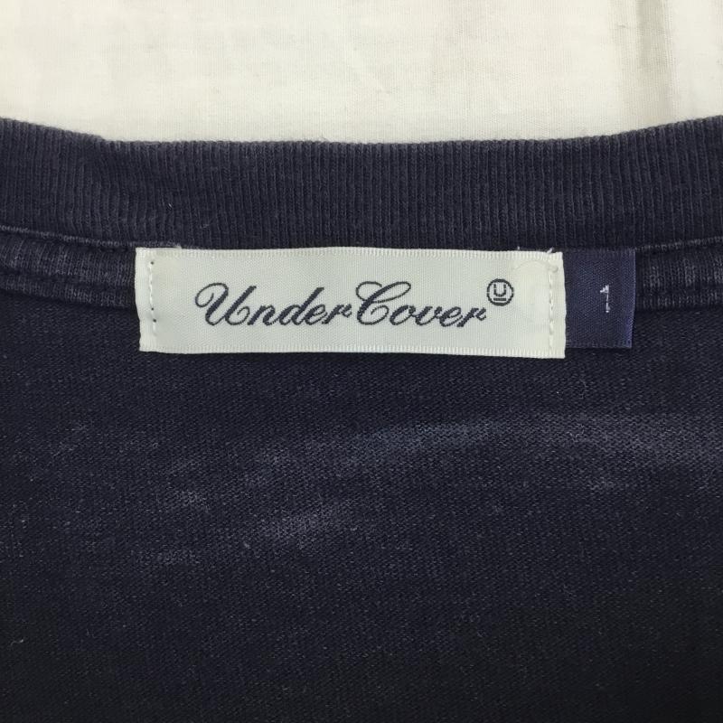 アンダーカバー UNDERCOVER Tシャツ 半袖 TEE Dracula & Lady 1号 プリント 紺 / ネイビー /  メンズ USED 古着 中古 10127860