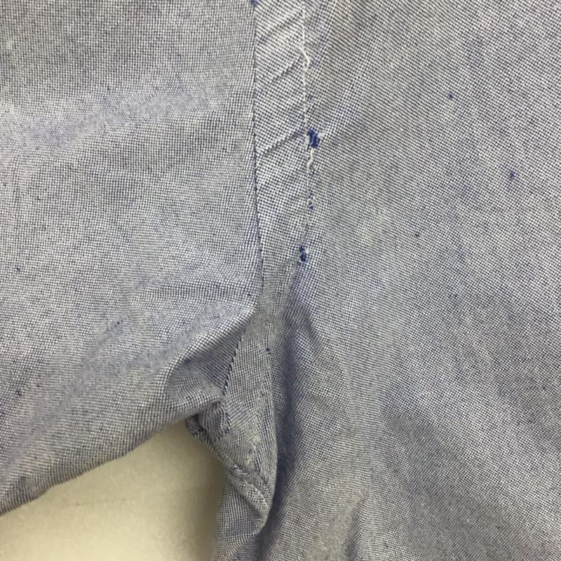 ラルフローレン RALPHLAUREN シャツ、ブラウス 半袖 半袖シャツ ボタンダウンシャツ カラーシャツ ロゴ、文字 水色 / ライトブルー /  メンズ USED 古着 中古 10133074