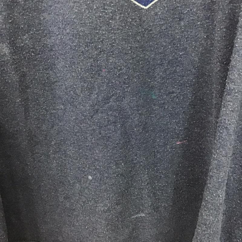 古着 USED カットソー 長袖 長袖カットソー プリントカットソー クルーネック XL プリント 紺 / ネイビー /  メンズ USED 古着 中古 10142623