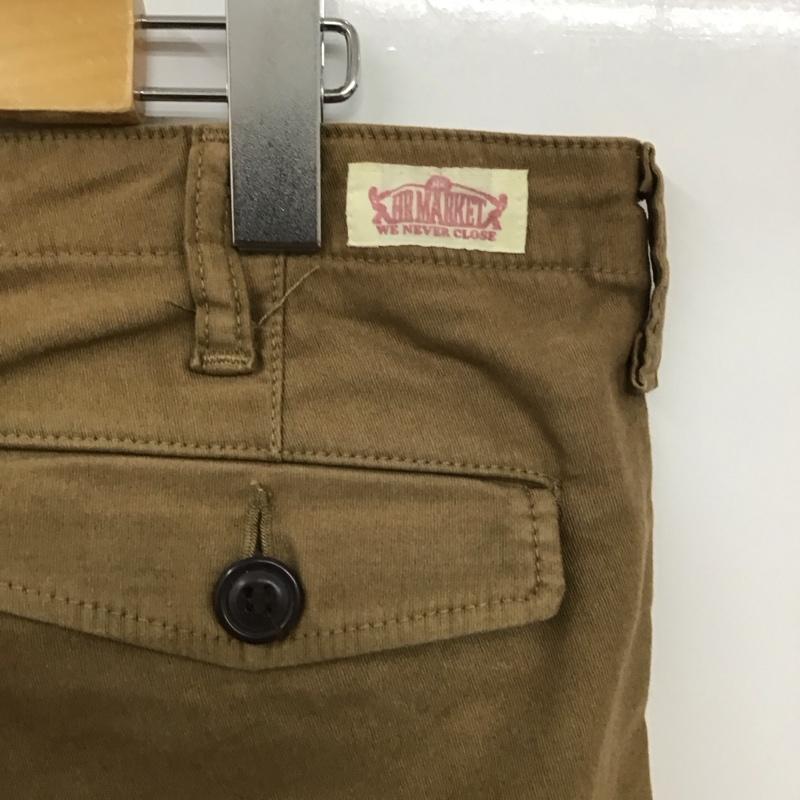 ハリウッドランチマーケット HRMARKET パンツ ワークパンツ、ペインターパンツ ワークパンツ ワイドパンツ カジュアルパンツ 3 無地 茶 / ブラウン /  メンズ USED 古着 中古 10116634