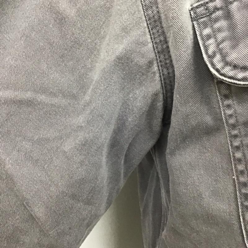 カーハート Carhartt シャツ、ブラウス 長袖 ボタンダウンシャツ M 無地 チャコールグレー / チャコールグレー /  メンズ USED 古着 中古 10110528