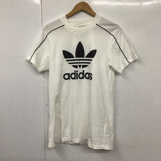 アディダス adidas Tシャツ 半袖 EC1877 M ロゴ、文字 X プリント 白 / ホワイト /  レディース USED 古着 中古 10130391