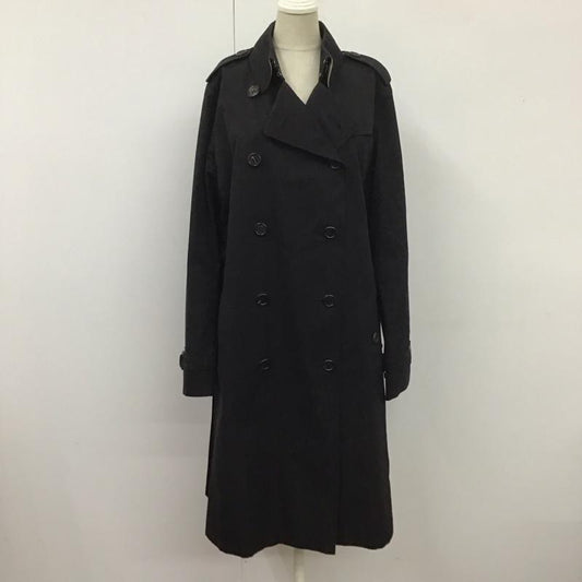 バーバリーロンドン Burberry London コート トレンチコート B2A89-430-09 46 46 無地 黒 / ブラック /  レディース USED 古着 中古 10112957
