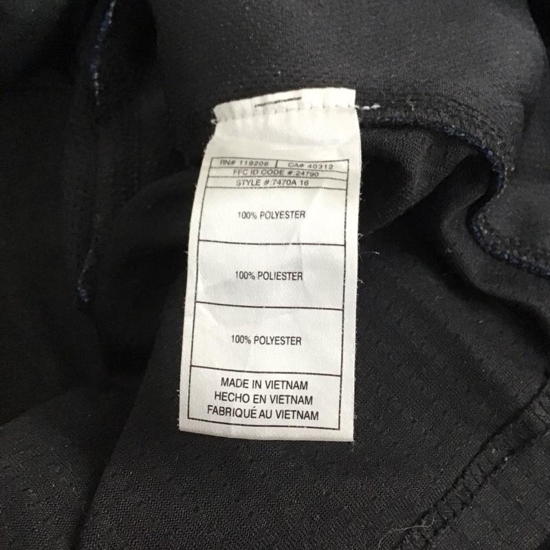 アディダス adidas カットソー 半袖 半袖カットソー Vネックカットソー スポーツウェア L ロゴ、文字 黒 / ブラック /  メンズ USED 古着 中古 10126276