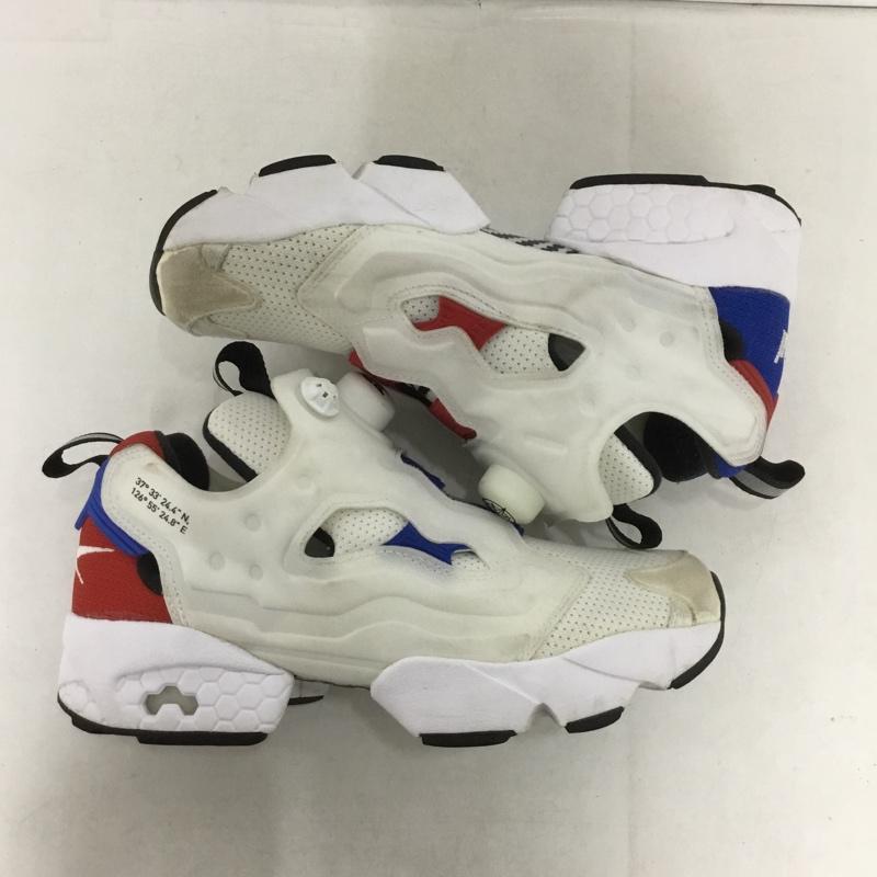 リーボック Reebok スニーカー スニーカー FW4756 INSTAPUMP FURY CITY PACK SEOUL US4.5 US：4.5 ロゴ、文字 白 / ホワイト / X 青 / ブルー / X 赤 / レッド /  レディース USED 古着 中古 10141035