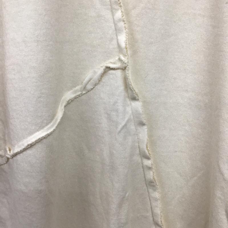 ローリーズファーム LOWRYS FARM カットソー 半袖 半袖カットソー 半袖スウェット クルーネック 2 無地 アイボリー / アイボリー /  レディース USED 古着 中古 10138797